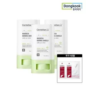 마데카 더마쉴드 세이프 선스틱 18g 3개+마스크 2매
