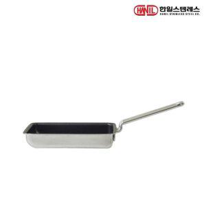 한일STS 통3중 스텐레스 논스틱코팅 IH 인덕션가능 계란말이팬 18cm