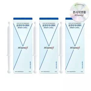 질경이 의료기기 질 내 삽입용 질세정제 이너케어 3개입 3개 세트