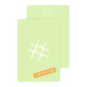 후카후카스튜디오 업사이클 여권커버 메론빵 그린