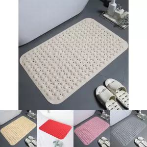 타일 흡착 미끄럼방지 욕실 매트 57x88cm 밀키베이지/화장실매트/논슬립/욕실발판/바닥매트/욕실/화장실