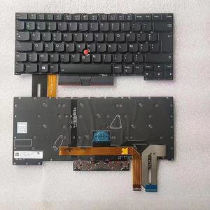 BO 레이아웃 레노버 씽크패드 E480 T480S L480 T490 E490 L390 백라이트 노트북 키보드 V170820IK2 16748 2