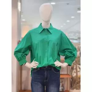 [갤러리아] [SI][25S/S]포켓 자수 퍼프소매 셔츠(SABAD24130)