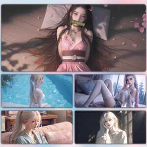 glowjin 캐릭터장패드 장패드 사무실 애니장패드