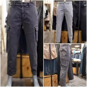 [버커루]특가 남성 32수 가먼트 카고 팬츠_US