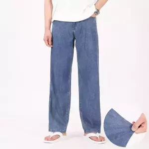 여름용 텐셀 기장선택 와이드 스판 데님팬츠