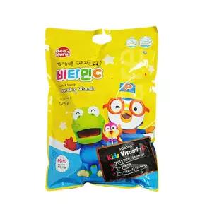 뽀로로 비타민C 1000정 어린이 복숭아맛 대용량 벌크 어린이집 간식