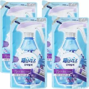 페브리즈 섬유탈취제 라벤더유칼립투스향 리필 320ml 4개