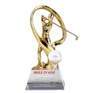 [하프클럽/]이글패 크롬 골프트로피 홀인원패 상패 SW123