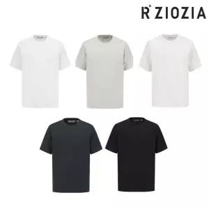 [롯데백화점]리얼지오지아 [25SS] 남성 사카바리 조직 라운드 반팔티 티셔츠 5컬러 ADF3TR1901