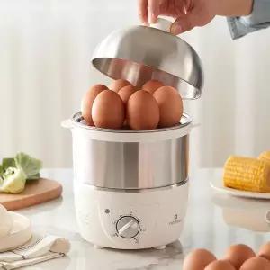 [THEONLY]디온리 FULL 스텐 2단 계란찜기 30분 타이머 계란삶는기계 고구마 계란찜 NBE023S