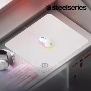 [국내정품] 스틸시리즈 QCK L 화이트 게이밍 마우스패드