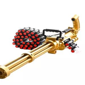 골드 개틀링 너프건 전동건 기관 회전식 기관총