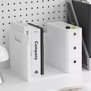 오피스 공부방 데스크 정리 마음안정 3단서랍 책꽂이/책꽃이/파일/꽂이/잡지/책받침/책거치대/서류/칸막이