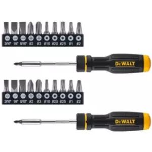 디월트 드라이버 멀티 비트 라쳇 수공구 11in1 2세트