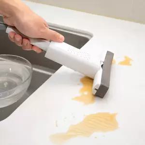 미니 펄프 막대 걸레 스퀴지 세트/물기/제거/욕실/바닥//청소/주방/싱크대/먼지/화장실/테이블/창문/닦이