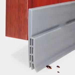 실리콘 문틈 틈막이 외풍 방수 현관문 문틈 바람막이 방문 창문 하단 냉난방비 스커트 절약 도어