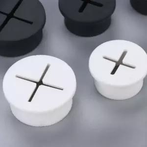 타공 마개 상판 원형 전선캡 전선구멍 데스크정리 고무