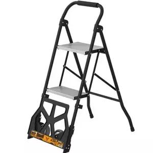 운반 카트 접이식 계단 무소음 핸드트럭 화물 이동 2in1 다용도 휴대용 가정용 이동식 사다리 간이 발판