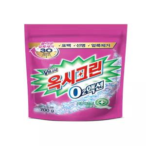 옥시크린 오투액션 표백제 분말형 700g 파우더 가루형 파우치 리필
