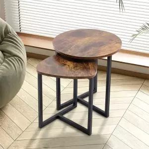 이동식 사이드 테이블 2p세트 원목 거실 침실 티 테이블 미니 탁자 책상