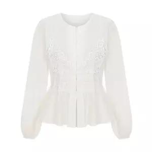 (택가 99000원)[티뷰] 뷔스티에레이스블라우스_V6A-CBL003