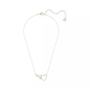 [정품] 여자 스와로브스키 인피니티 네클릭스 화이트 믹스 메탈 Swarovski Infinity Necklace White Mix Me