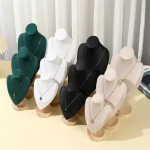 목걸이 거치대 목상 마네킹 진열대 악세사리 주얼리 디스플레이