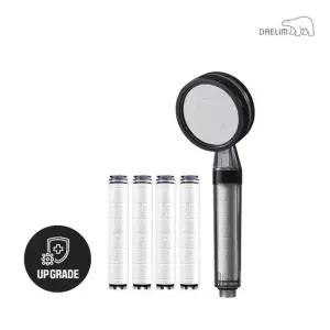 대림바스 디클린 멀티필터 샤워기 + 항균 플러스 리필필터(4개입) SET