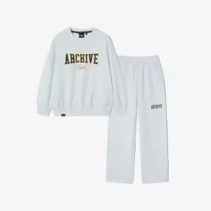 휠라키즈트레이닝세트 TQJ FK2FSH1301X-WTM 캠퍼스 라운드 셋업