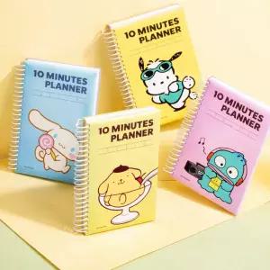 모트모트 산리오 10분 스터디플래너 100일 타임테이블 스케줄러 투두리스트 체크 공부 학습 스프링다이어리