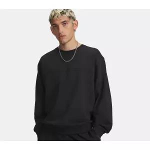 [언더아머](의정부점)6009347-001(블랙) UA 라이벌 라이트웨이트 남성 크루 맨투맨