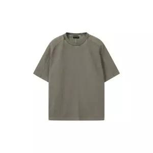 [커스텀멜로우](강남점) 베이지 가먼트 다잉 하프 슬리브 티셔츠 CWTAM25622BEX