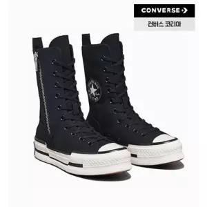 [컨버스](광주신세계)A10361C 척70 플러스 엑스하이 지퍼 캔버스 단화 운동화 블랙