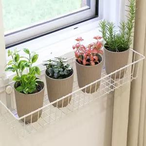 창틀선반 베란다 창문 철재선반 행거 화분걸이 바구니