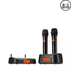 태진 DWS-6000 무선마이크 2채널 코인 노래방 행사용 강의실 연습실 보컬 TJ