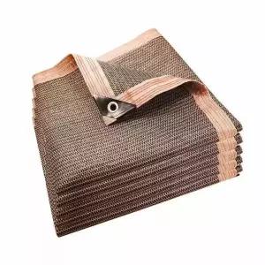 옥상 천막 그늘막 펀칭 메쉬 2m7m 옥상천막 간이 갈색 타공