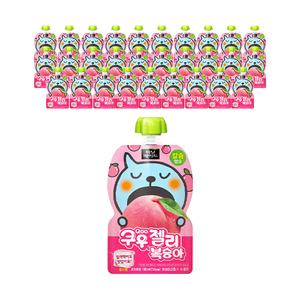 미닛메이드 쿠우젤리 복숭아 130ml, 30개