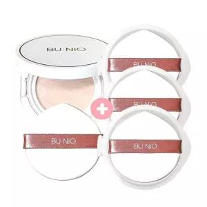 뷰니오 카밍 쿨 톤업 선쿠션(본품1+리필3) 각25g 혼합자차 생얼쿠션 빅사이즈