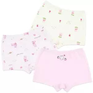 바풀 MK SS68-08 아동드로즈 3매입 여아 면스판 드로즈 유아 아동 주니어 팬티