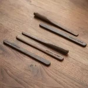 나무 머들러 롱 우드 스푼 카페 음료 커피 스틱 디저트