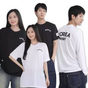남녀공용 로카티 반팔 긴팔 티셔츠 아미 단체 반티 육군 기능성 쿨링 ROKA 유니폼 체육대회 냉감