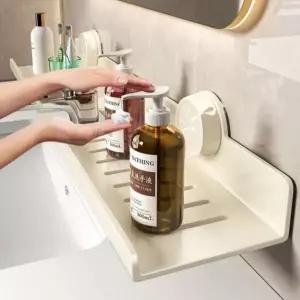 흡착식 무타공 세면대 욕실 화장실 정리 수납 선반