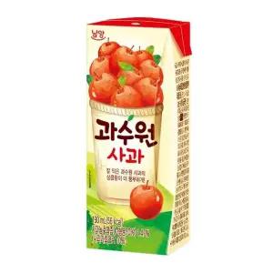 과수원 사과 190ml 24개 아이간식 소풍 피크닉 업소용 행사 어린이집 유치원