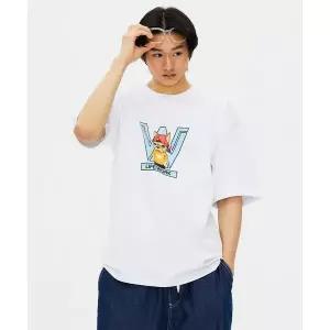 [라이프워크](대구신세계)로고 스냅백힙독 반팔 티셔츠 LW232TS405