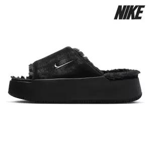 [나이키] 여성용 슬리퍼 /e5- HV8560-001 / 우먼스 캄 엘리베이션 퍼 슬라이드