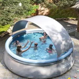 조립식 수영장 상어 에어바운스 풀장 항아리