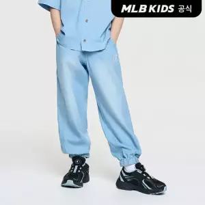 [MLB키즈 공식]26SS 베이직 쿨필드 데님 조거팬츠 NY (L.Blue) 7ADPB1063-50BLL