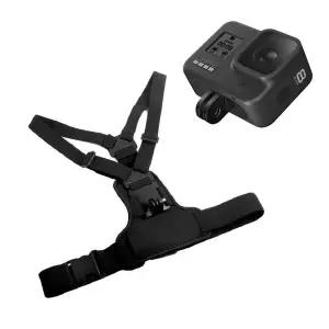 [셀러에이드]고프로 인스타360 호환 액션캠 가슴 스트랩 체스트 하네스 마운트