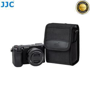 JJC 여행용 카메라 케이스 파우치 가방 (소니 A6700 A7CII 캐논 EOS M M10 니콘 Z30 후지 X-E5 용 스트랩